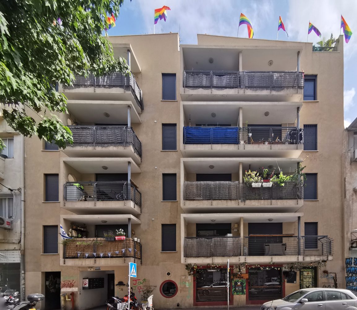 Real apartment building in south Tel Aviv